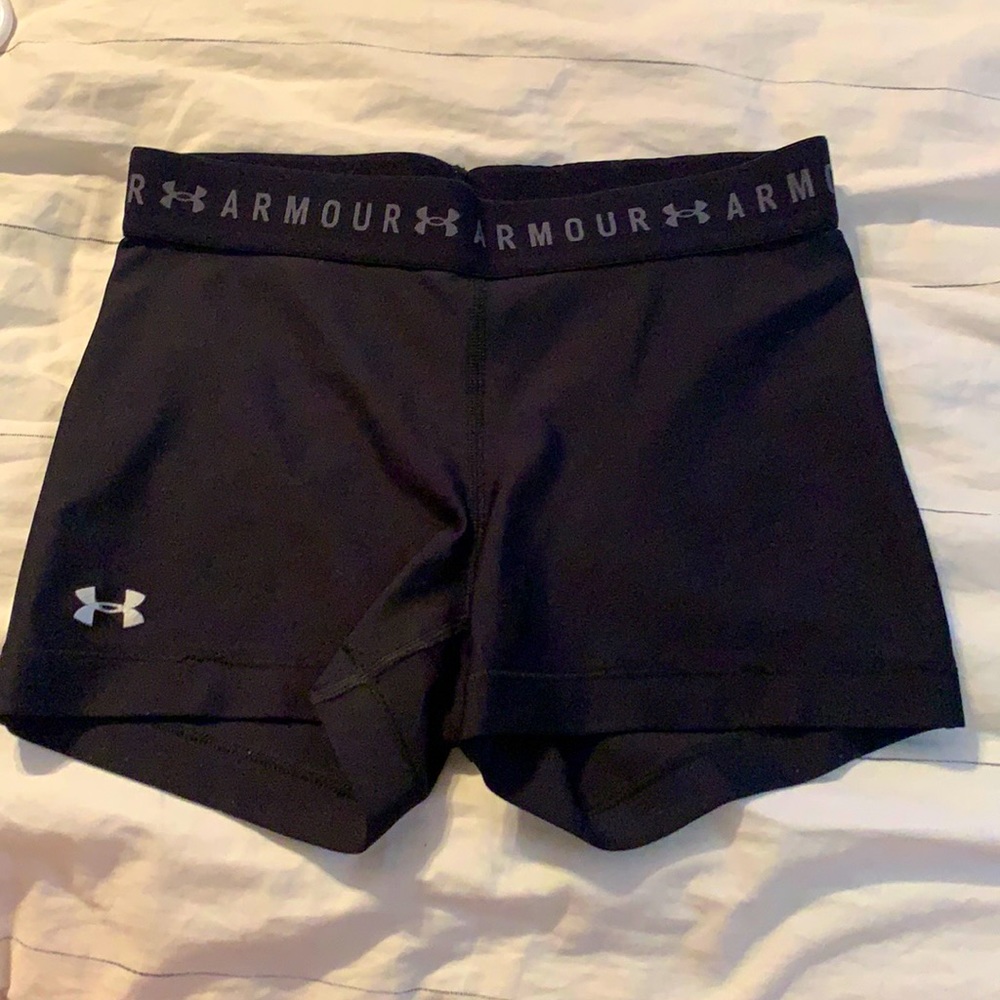 black under armor compression shorts